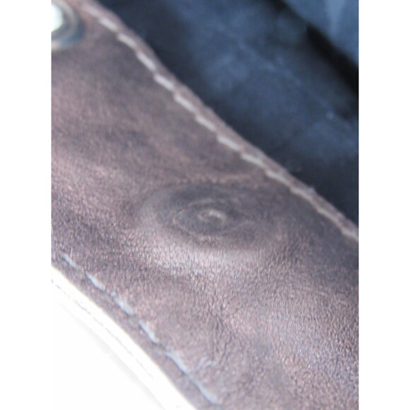 Auth Furla Metallic Bronze Gold Leather Satchel Tote Crossbody Handbag - Picture 10 of 16